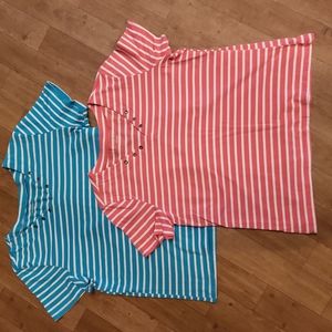 Lot of 2 short sleeve tees